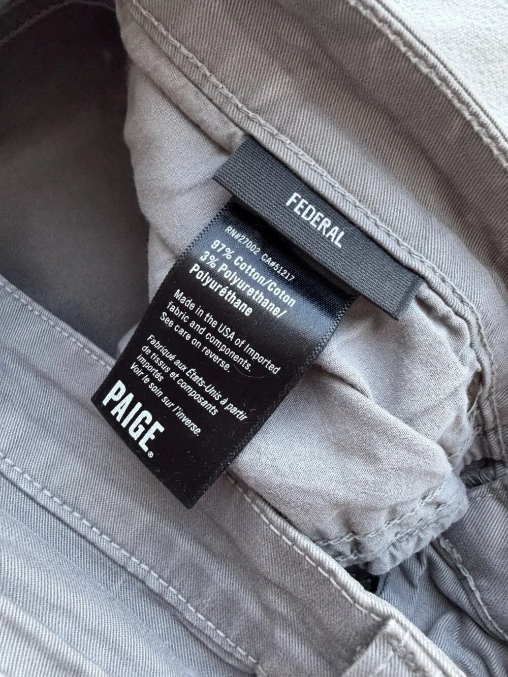 Men's Paige Federal Slim Straight Pants